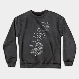 white birds kinseyroehmtattoos Crewneck Sweatshirt